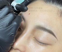 微针植眉作品示例 - 自然效果