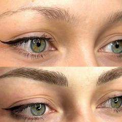 绣眉作品示例 - 完美对称